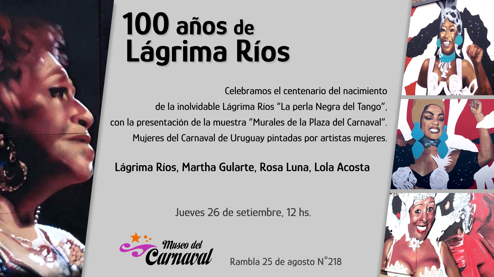 100 años de Lágrima Ríos